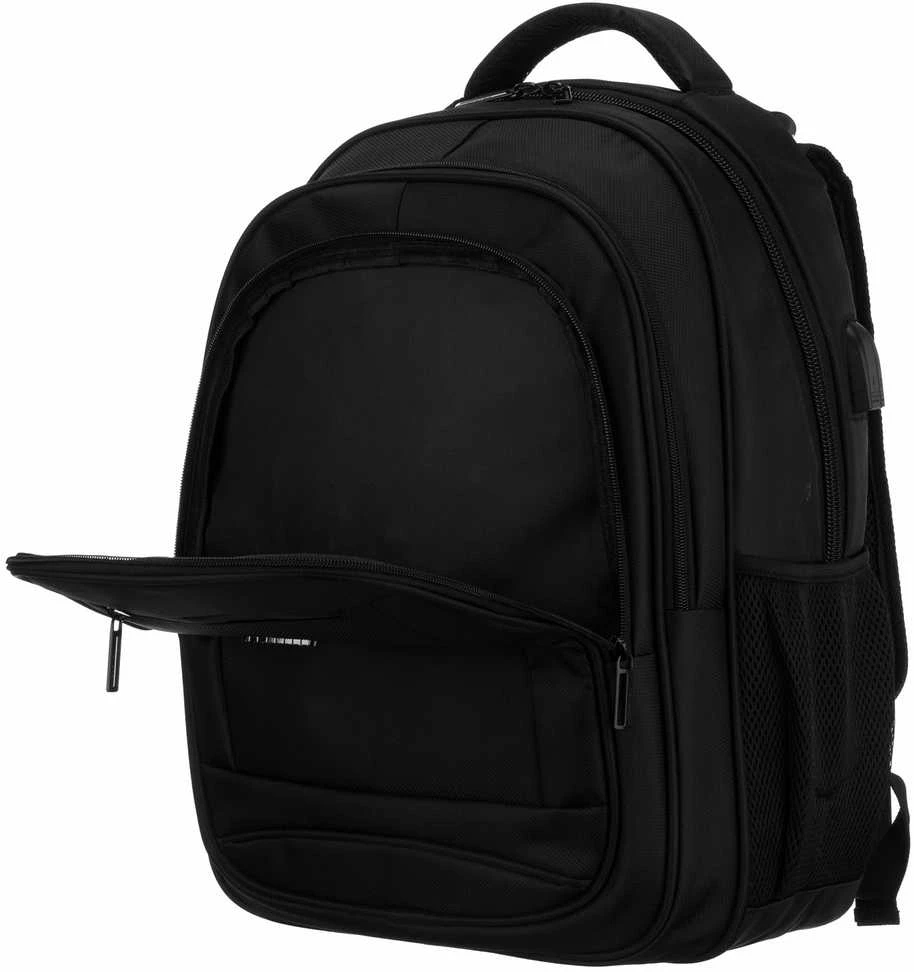 Vidutinis kuprinė unisex Peterson, juoda