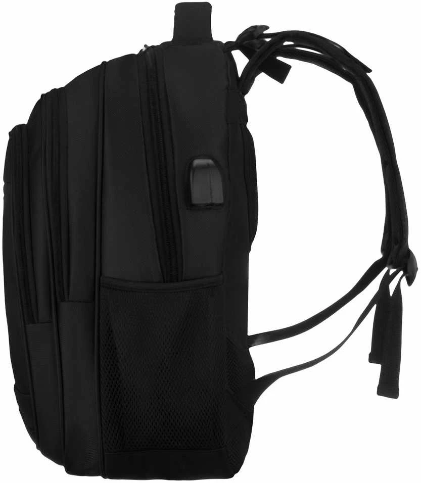 Vidutinis kuprinė unisex Peterson, juoda