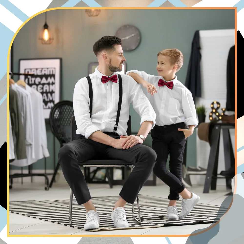 Vyriška bordo peteliškė, reguliuojama, elegantiška