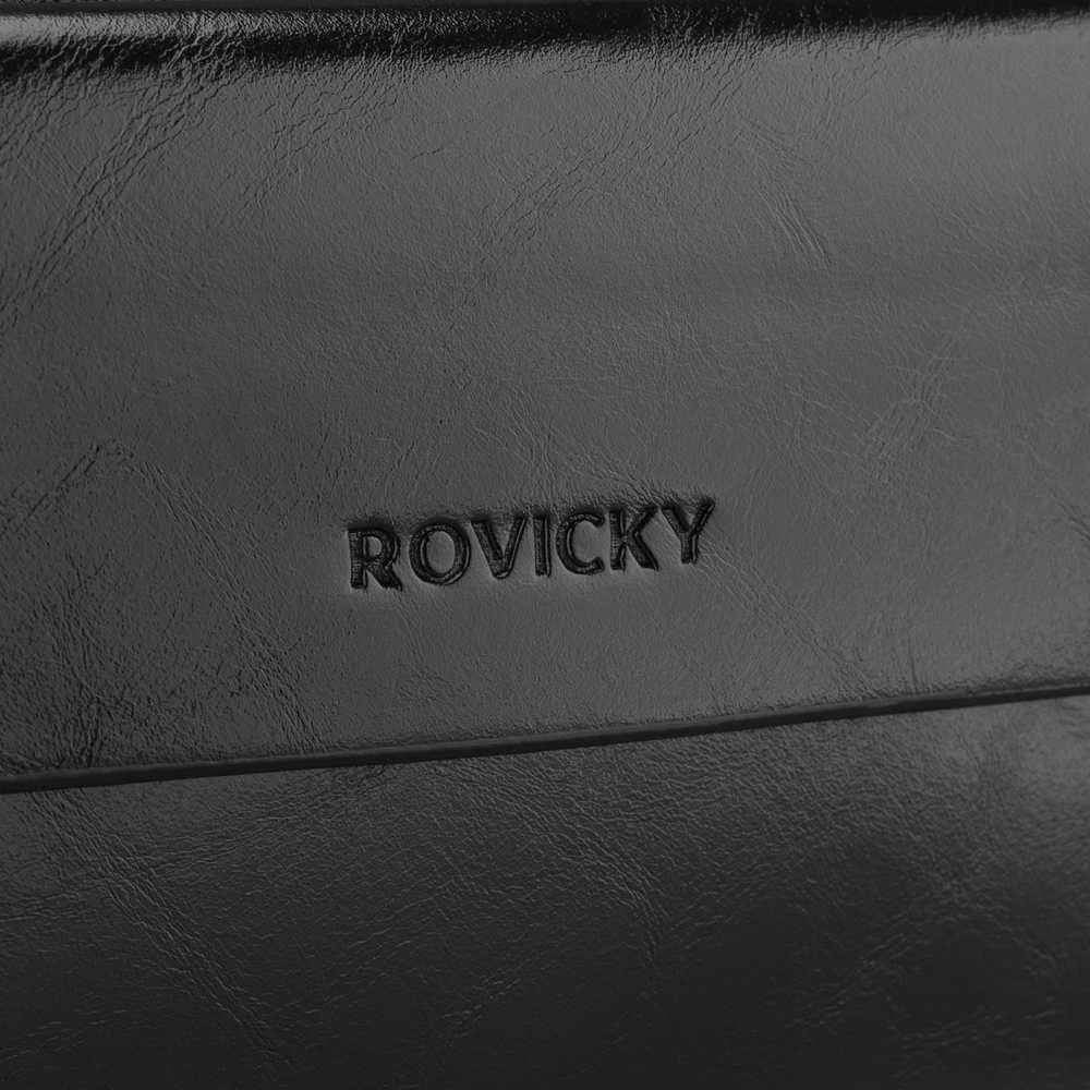 Vyriška delninė iš dirbtinės odos Rovicky, juoda AX25
