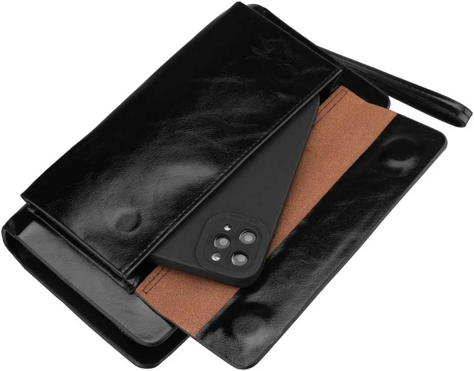 Vyriška delninė iš dirbtinės odos Rovicky, juoda AX25