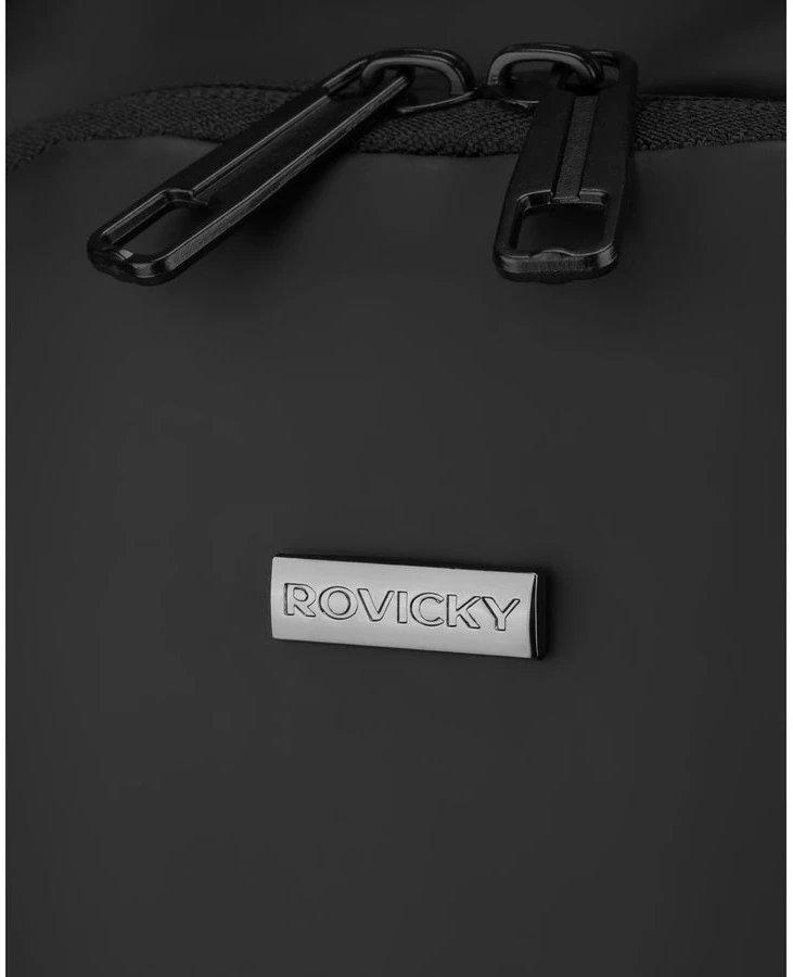 Vyriška juoda per petį nešiojama rankinė iš ekologiškos odos „Rovicky“ ST83