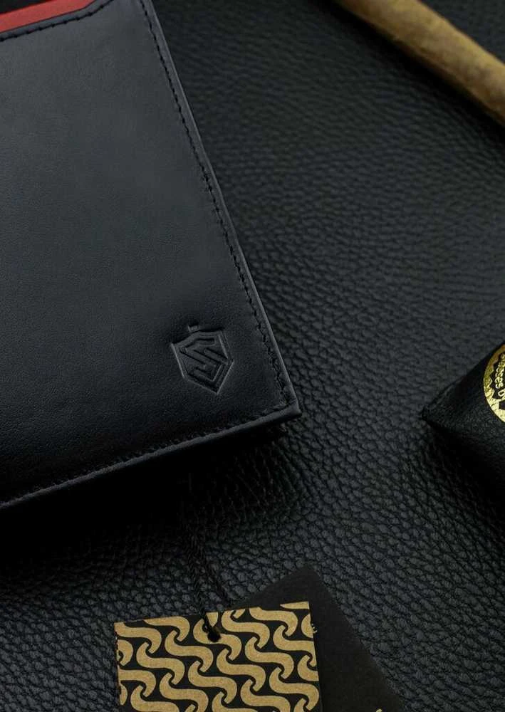 Vyriška natūralios odos piniginė Stevens Z06-326-R, RFID apsauga