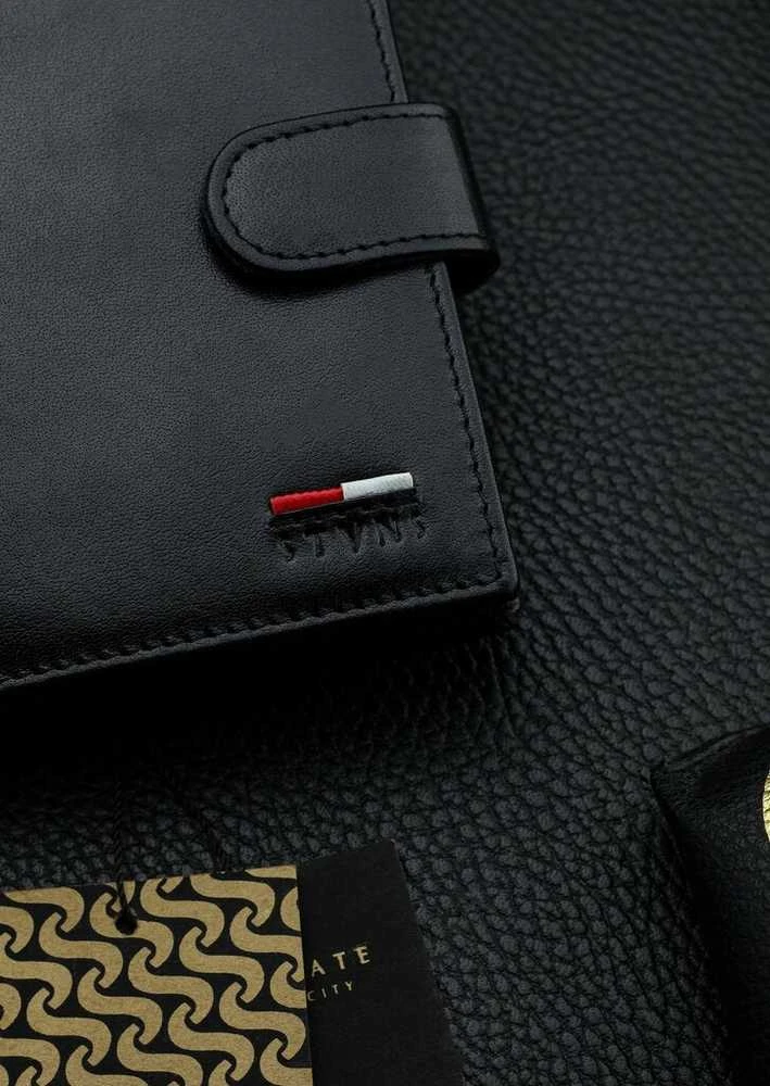 Vyriška natūralios odos piniginė Stevens Z07-326A-R, RFID apsauga