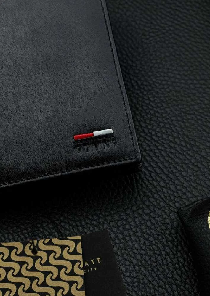 Vyriška natūralios odos piniginė Stevens Z07-326-R, RFID apsauga