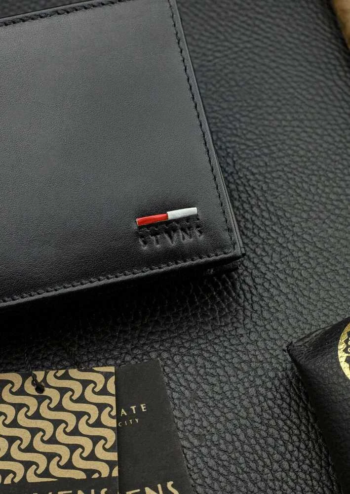 Vyriška natūralios odos piniginė Stevens Z07-8888-R, RFID apsauga