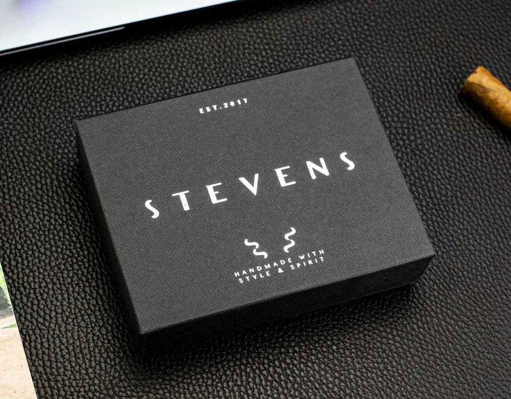 Vyriška natūralios odos piniginė Stevens Z06-326-R, RFID apsauga