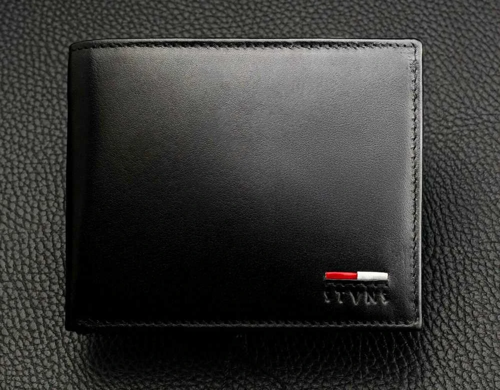 Vyriška natūralios odos piniginė Stevens Z07-325-R, RFID apsauga