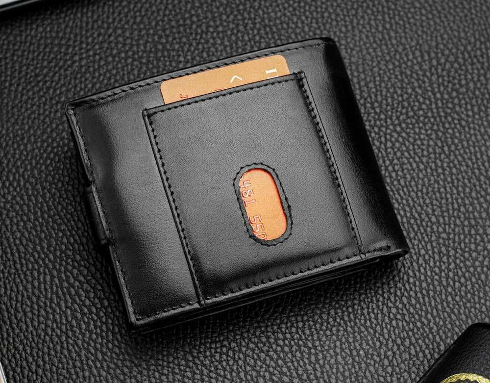 Vyriška natūralios odos piniginė Stevens Z05-8888A-R, RFID apsauga