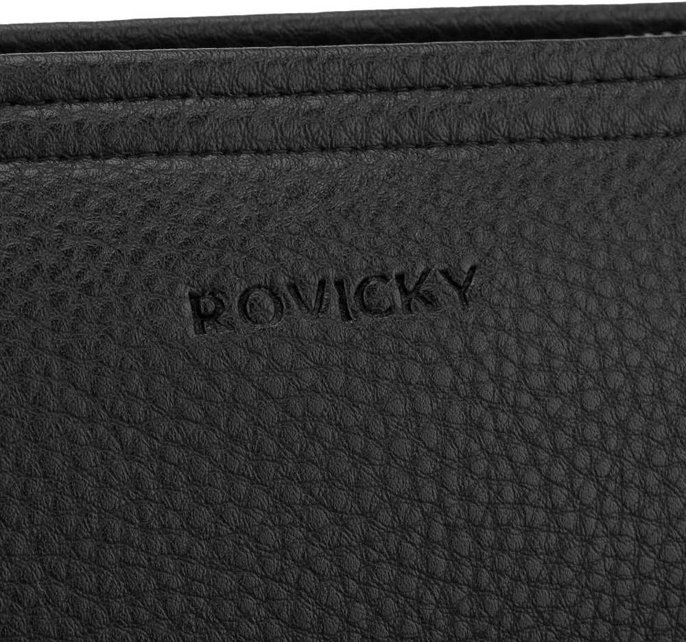 Vyriška odinė crossbody rankinė Rovicky, juoda AX18