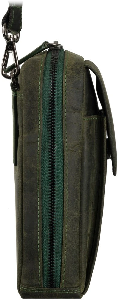 Vyriška odinė kelioninė rankinė, Visconti S-45, žalia
