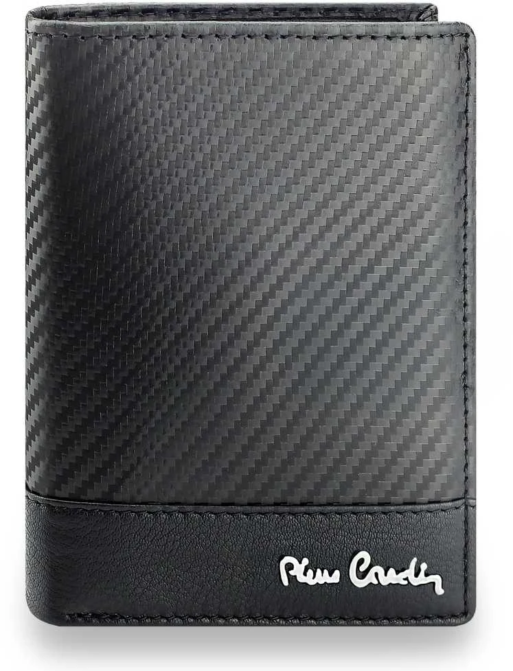 Vyriška odinė piniginė Pierre Cardin, juoda 623706