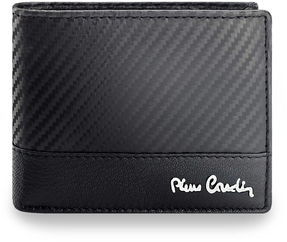 Vyriška odinė piniginė Pierre Cardin, juoda, RFID apsauga 323706