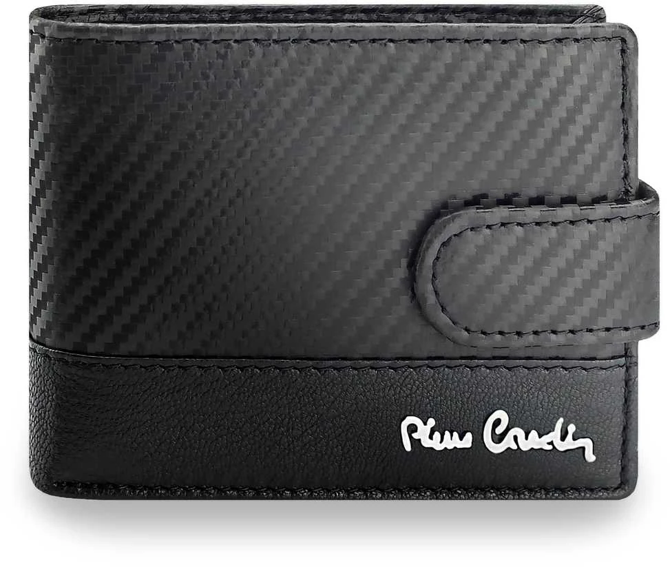 Vyriška odinė piniginė Pierre Cardin, juoda, RFID apsauga A6088706