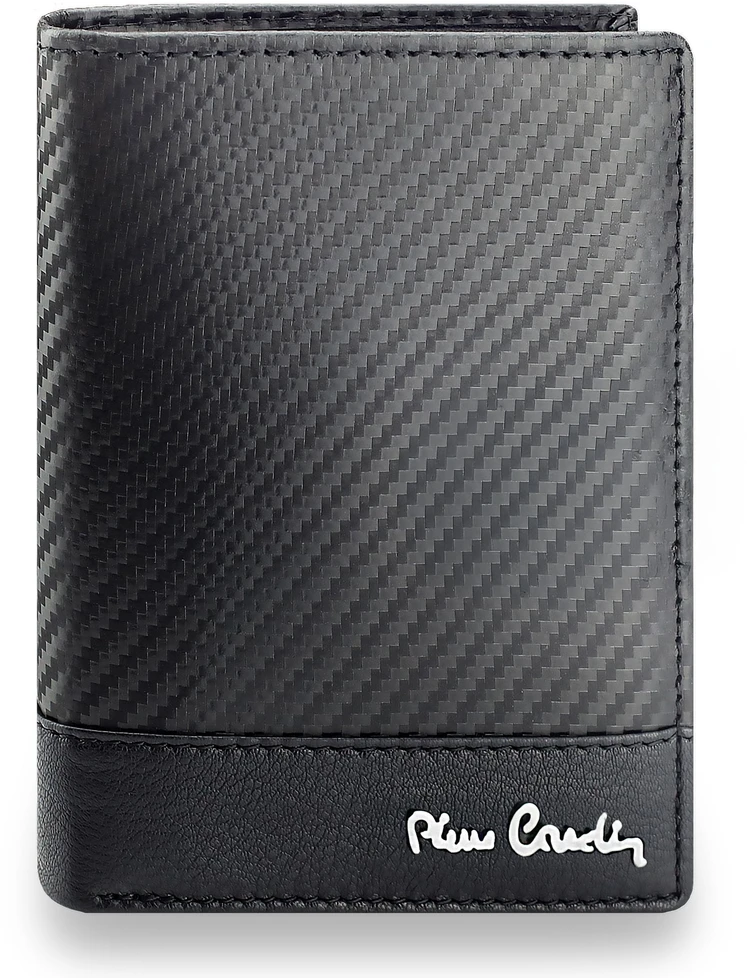 Vyriška odinė piniginė Pierre Cardin, juoda 623706