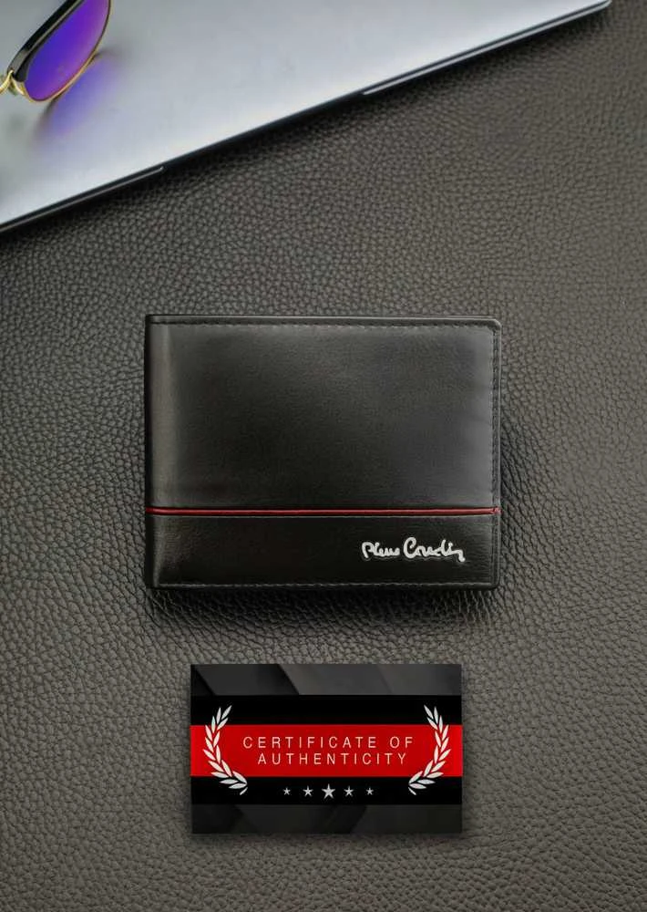 Vyriška odinė piniginė Pierre Cardin su RFID apsauga 323506
