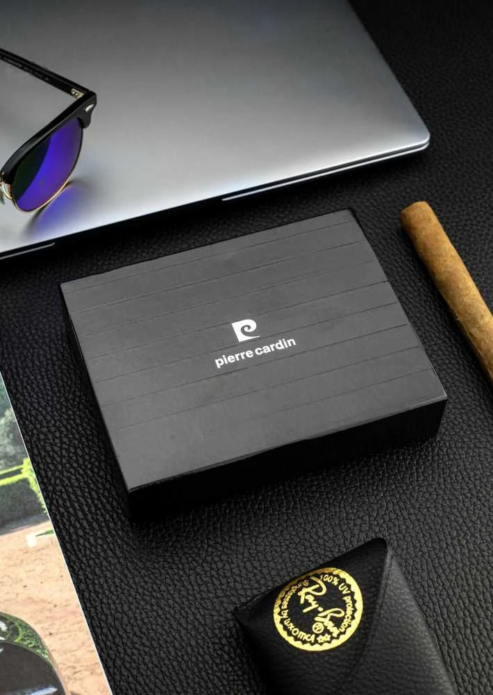 Vyriška odinė piniginė Pierre Cardin su RFID apsauga 323206
