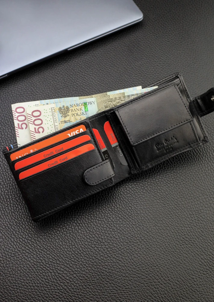 Vyriška odinė piniginė Pierre Cardin su RFID apsauga A323606