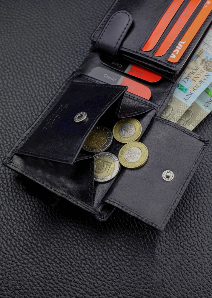 Vyriška odinė piniginė Pierre Cardin su RFID apsauga 323506