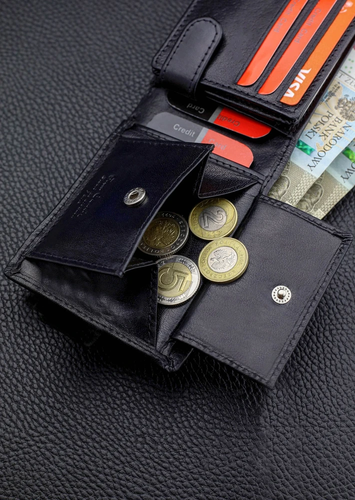 Vyriška odinė piniginė Pierre Cardin su RFID apsauga 323606