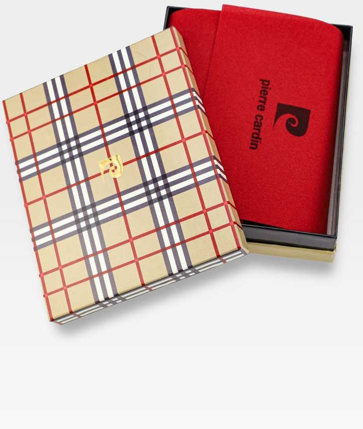 Vyriška odinė piniginė Pierre Cardin Tilak50 8805 su RFID apsauga, juodos spalvos