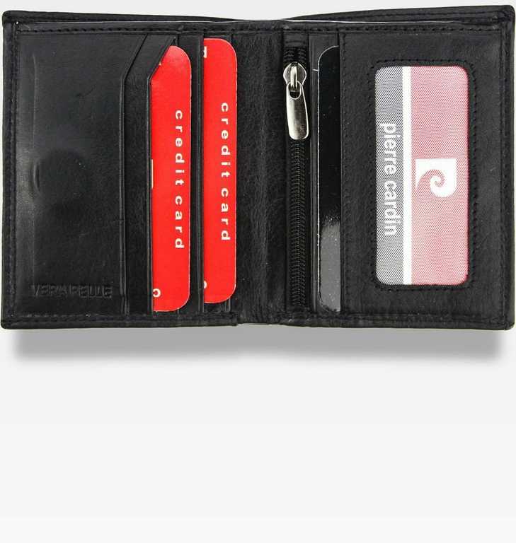 Vyriška odinė piniginė Pierre Cardin Tilak51 1810, juoda