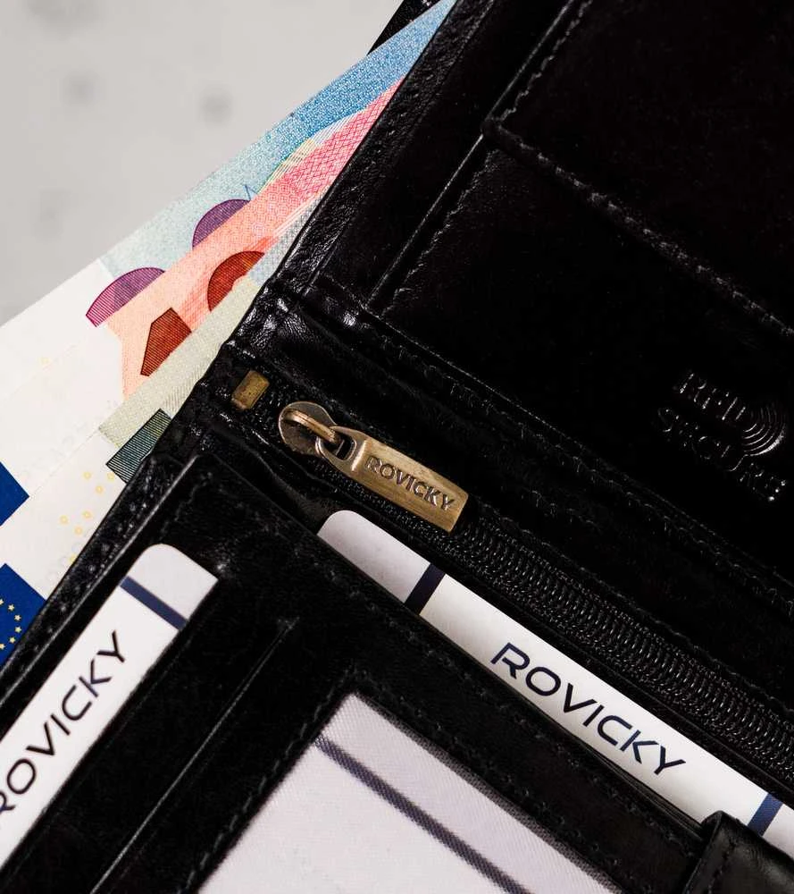 Vyriška odinė piniginė Rovicky RV110