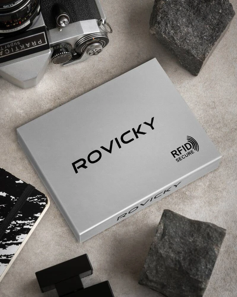 Vyriška odinė piniginė Rovicky RV119