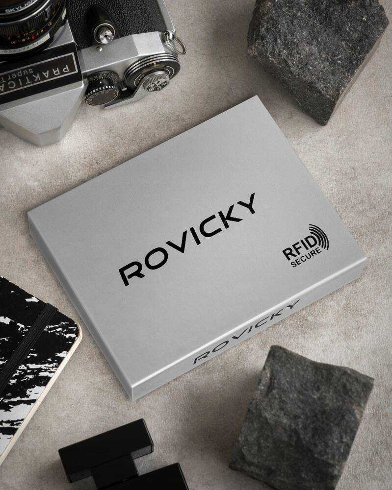 Vyriška odinė piniginė Rovicky RV119