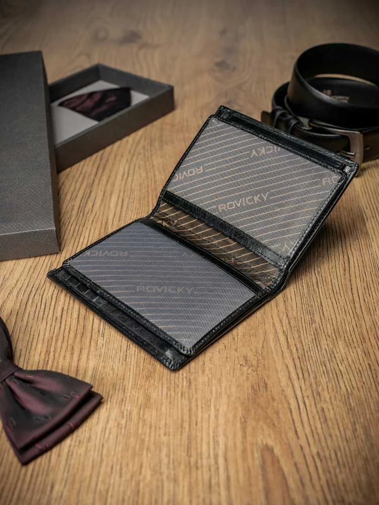 Vyriška odinė piniginė Rovicky RV127
