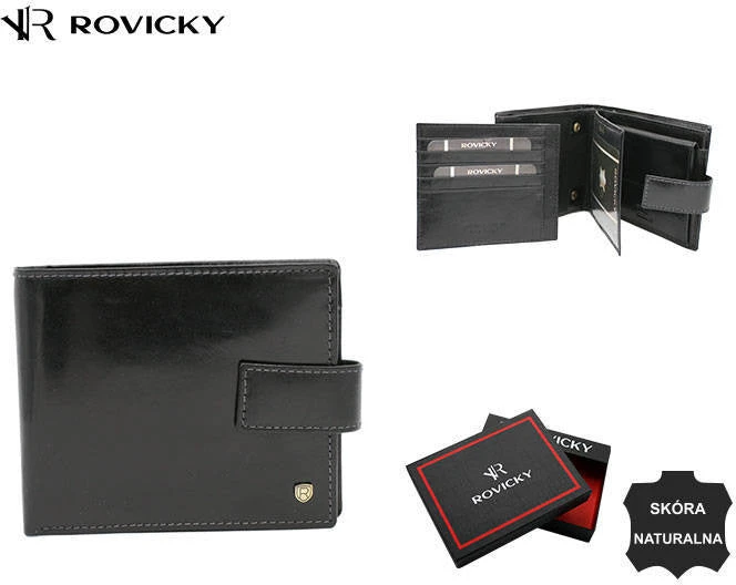 Vyriška odinė piniginė Rovicky RV144