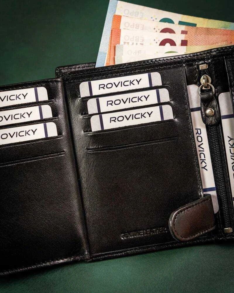 Vyriška odinė piniginė Rovicky RV171