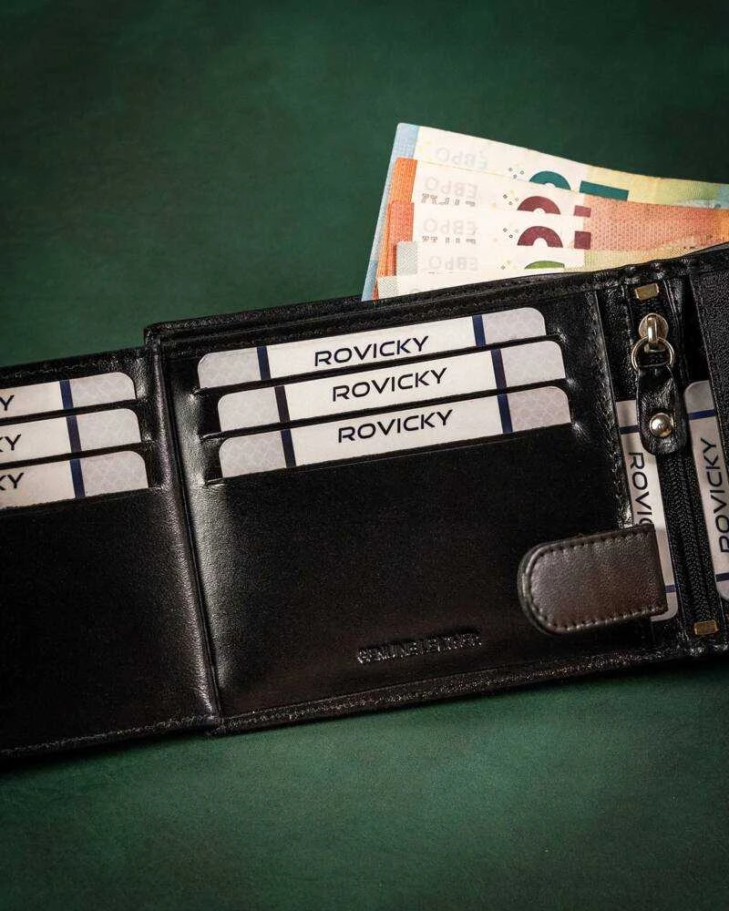 Vyriška odinė piniginė Rovicky RV172