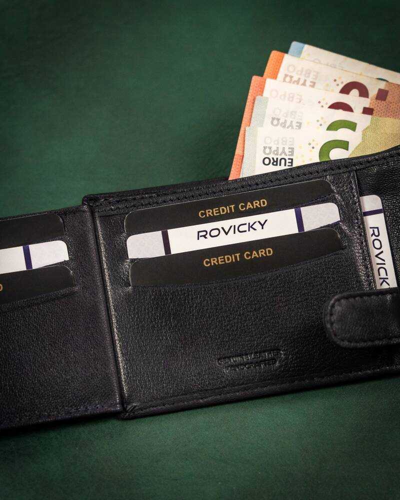 Vyriška odinė piniginė Rovicky RV180