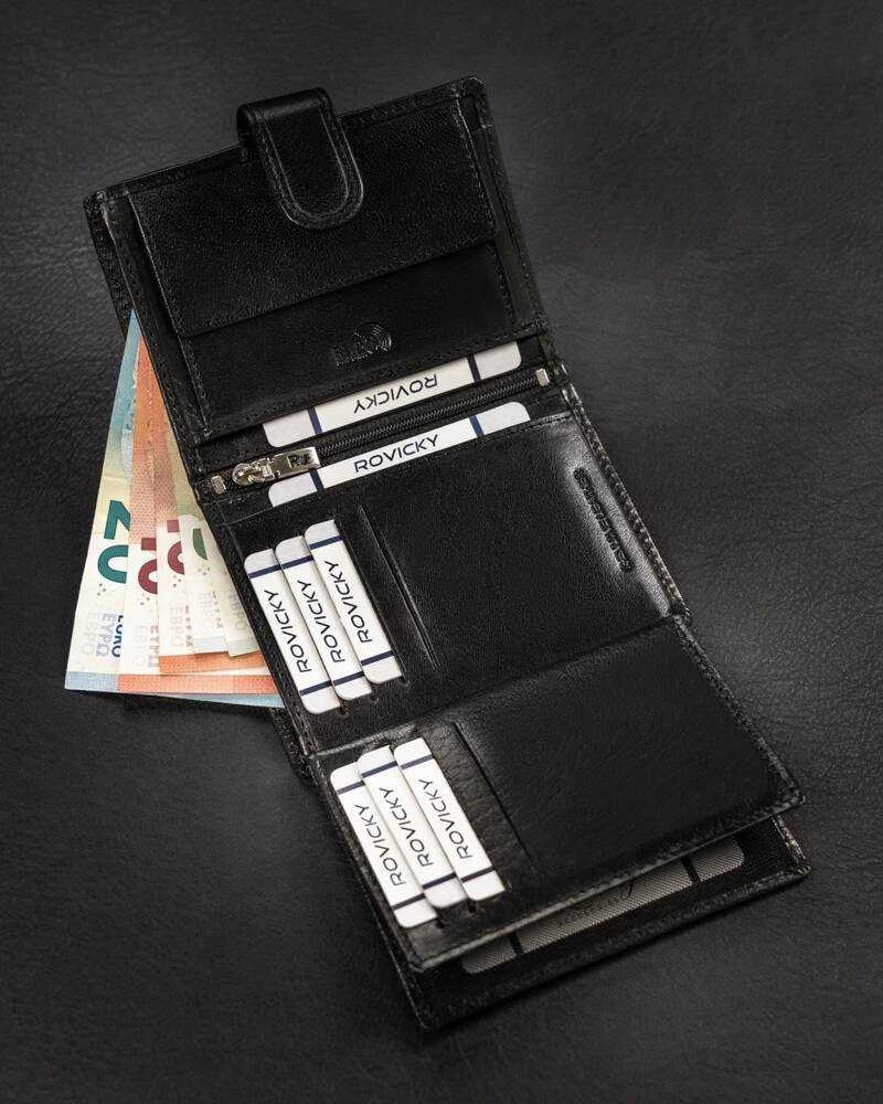 Vyriška odinė piniginė Rovicky RV185