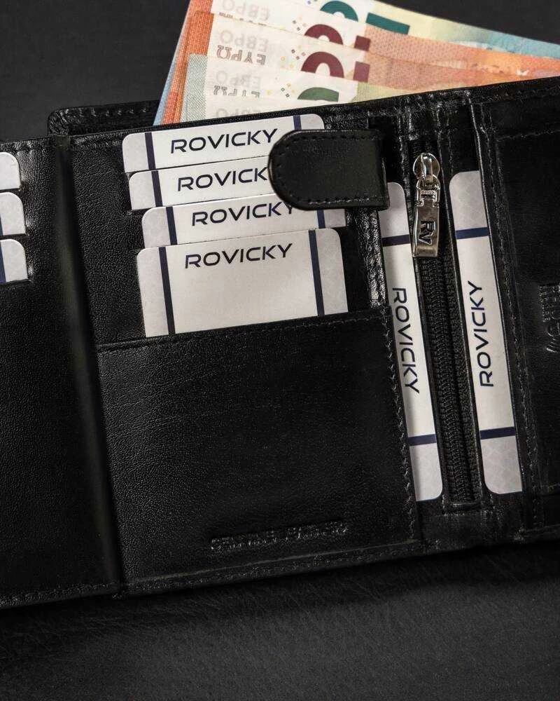 Vyriška odinė piniginė Rovicky RV186