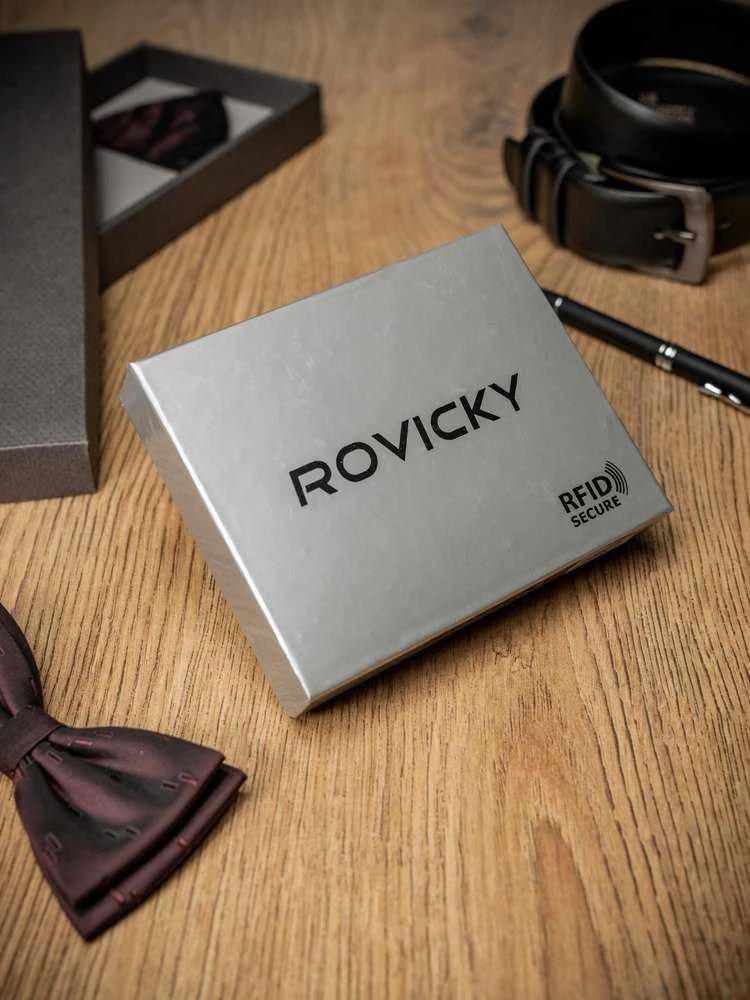 Vyriška odinė piniginė Rovicky RV2