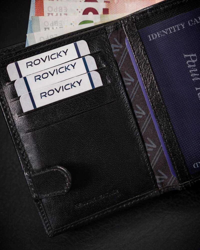 Vyriška odinė piniginė Rovicky RV212