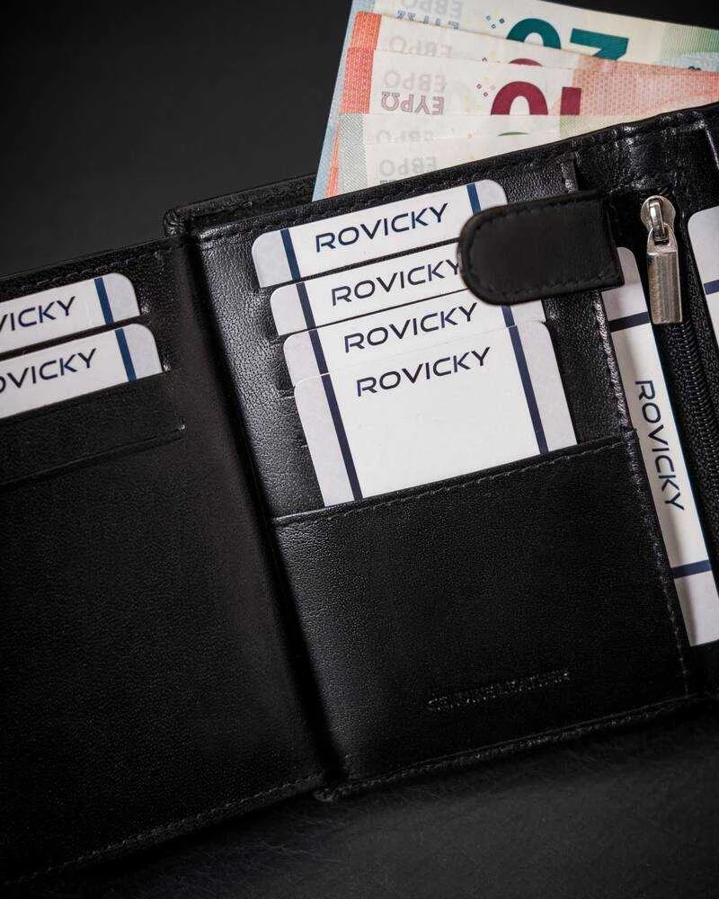 Vyriška odinė piniginė Rovicky RV214