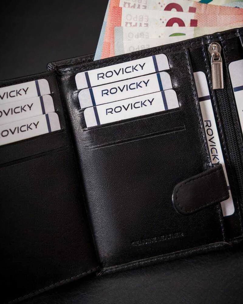 Vyriška odinė piniginė Rovicky RV221
