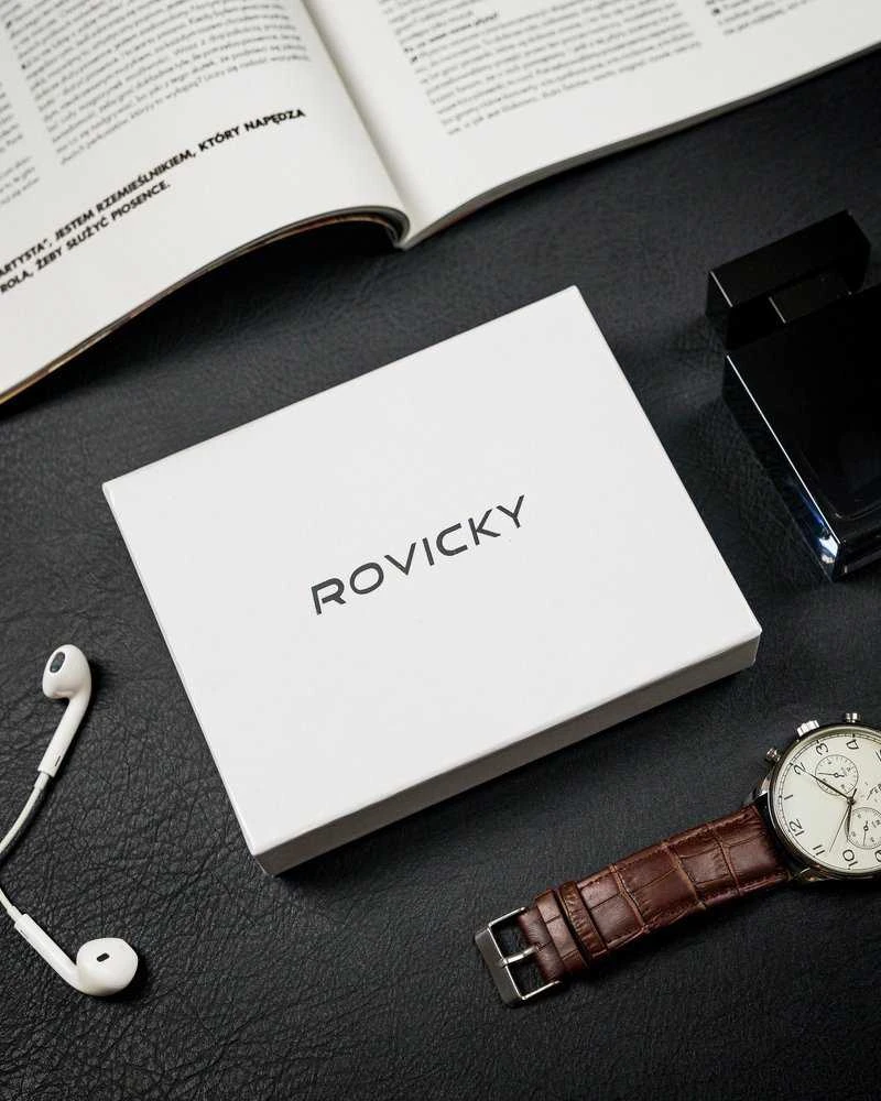 Vyriška odinė piniginė Rovicky RV24