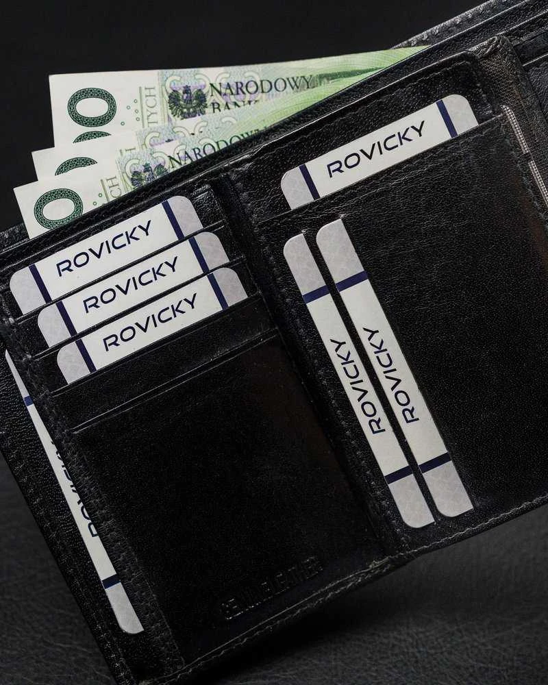 Vyriška odinė piniginė Rovicky RV27