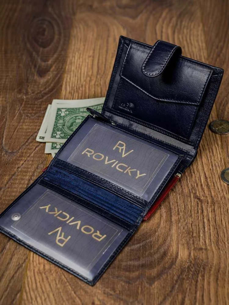 Vyriška odinė piniginė Rovicky RV33