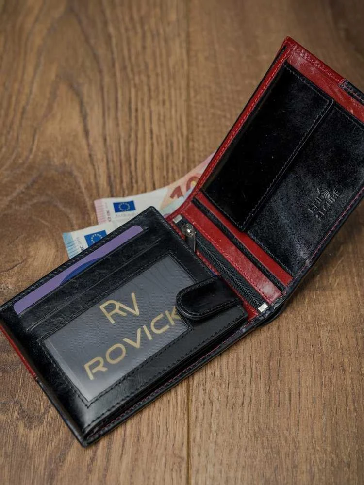 Vyriška odinė piniginė Rovicky RV4