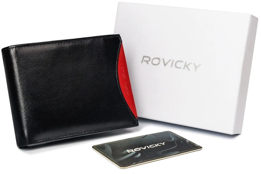 Vyriška odinė piniginė Rovicky RV40