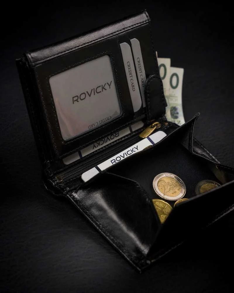 Vyriška odinė piniginė Rovicky RV42