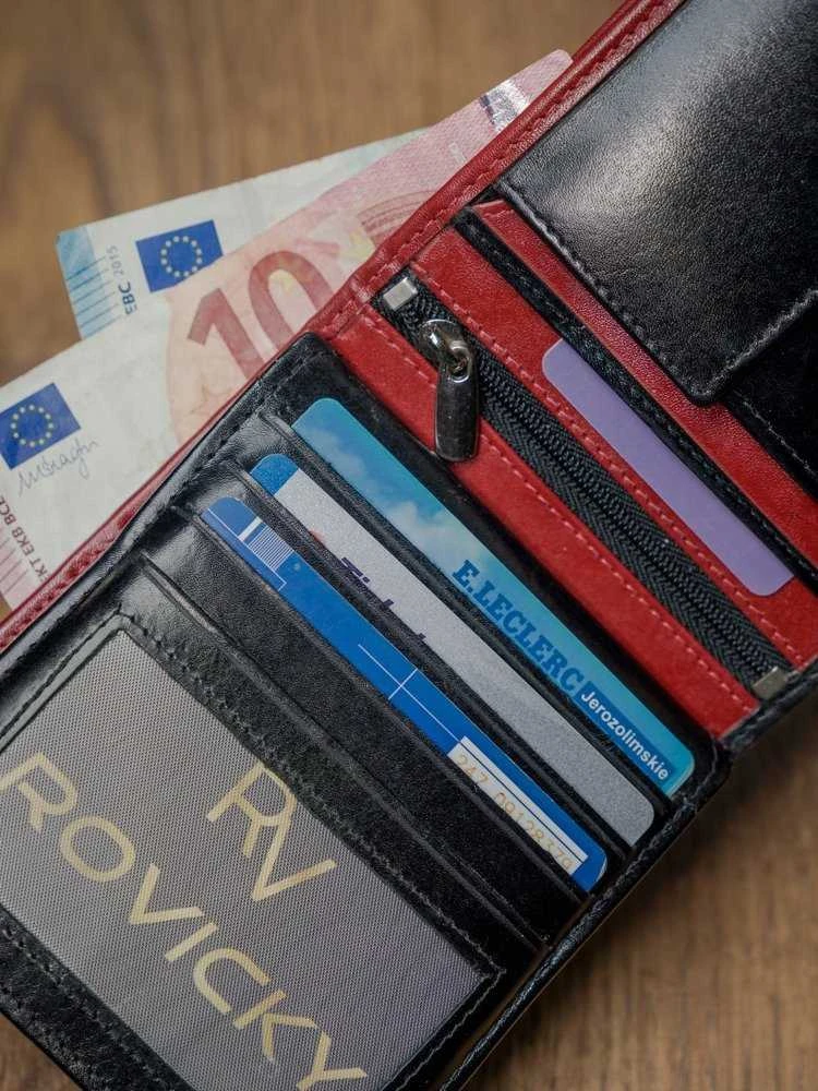 Vyriška odinė piniginė Rovicky RV5