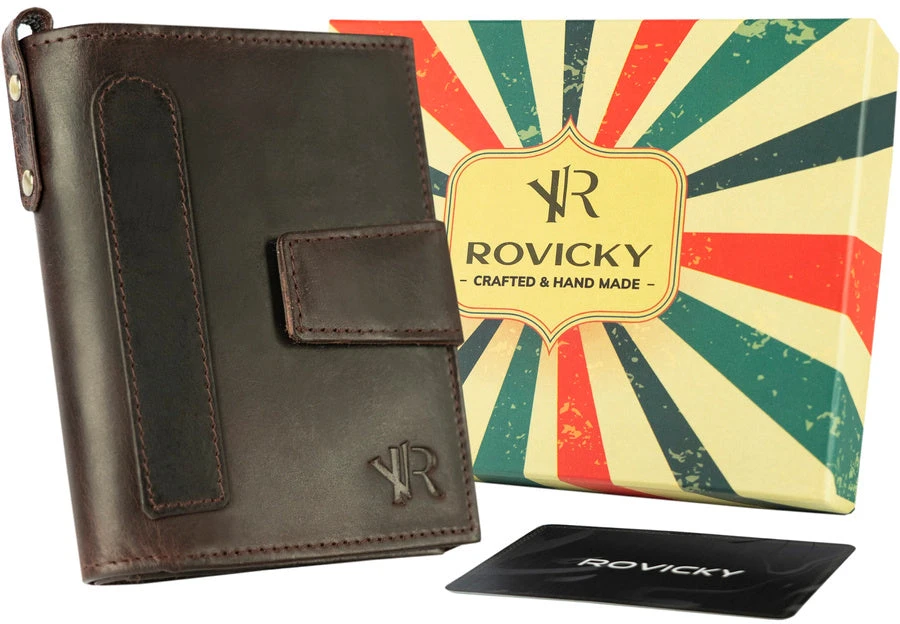 Vyriška odinė piniginė Rovicky RV63