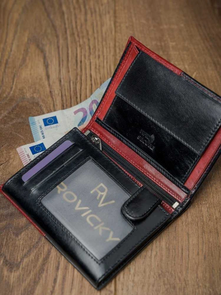 Vyriška odinė piniginė Rovicky RV8