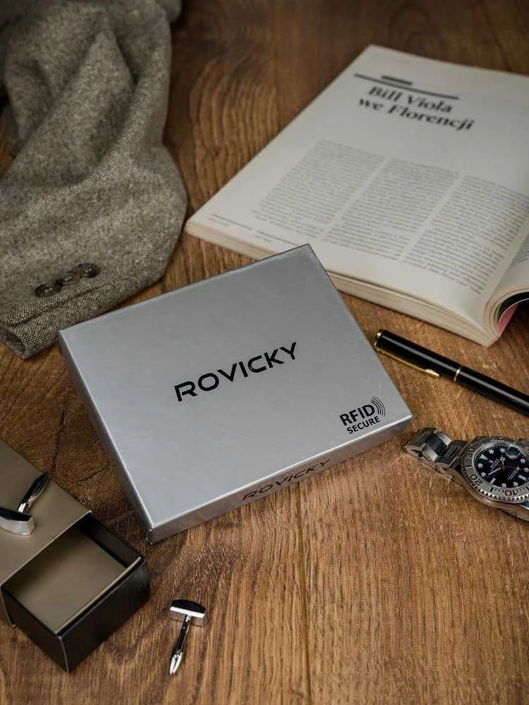 Vyriška odinė piniginė Rovicky RV8